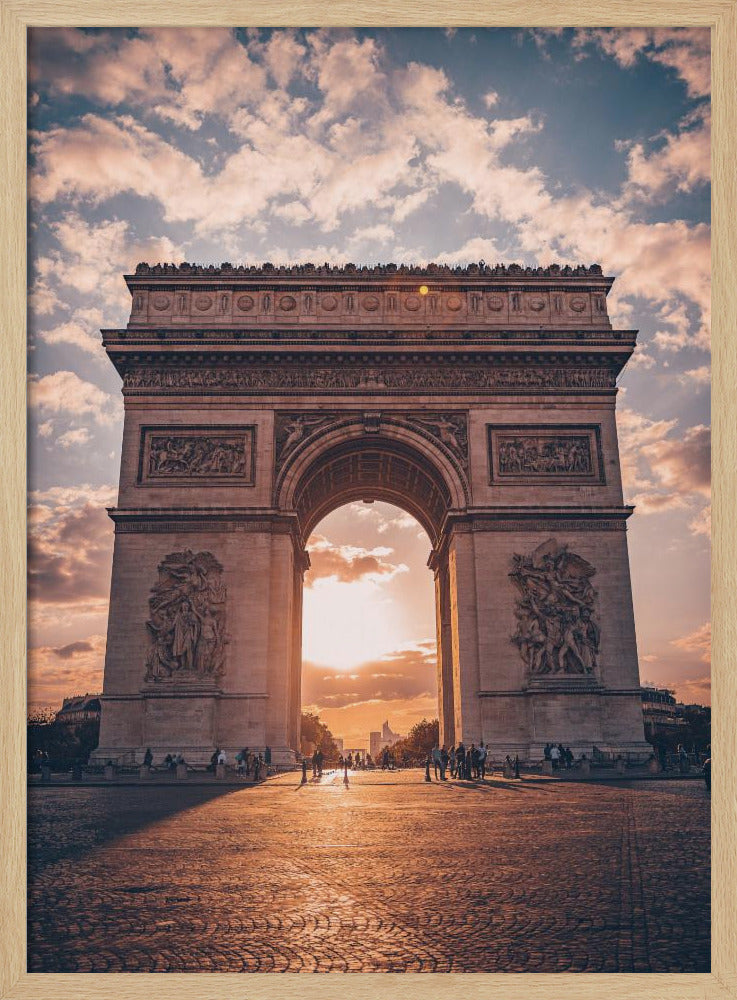 Golden Arc of Paris Poster