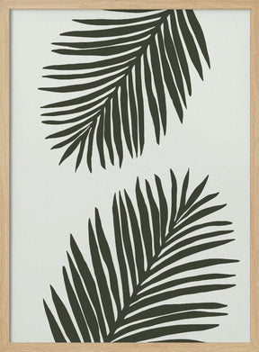 PALM LEAF 04 GREEN Poster