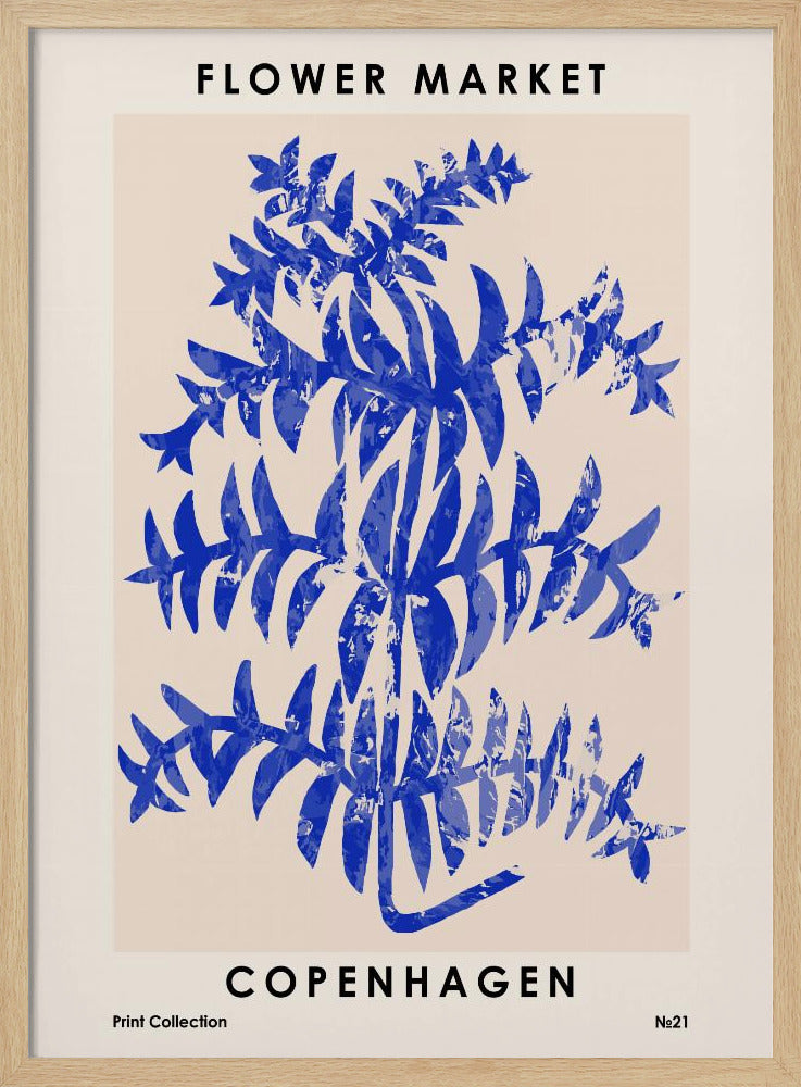 Flower Market. Copenhagen Poster