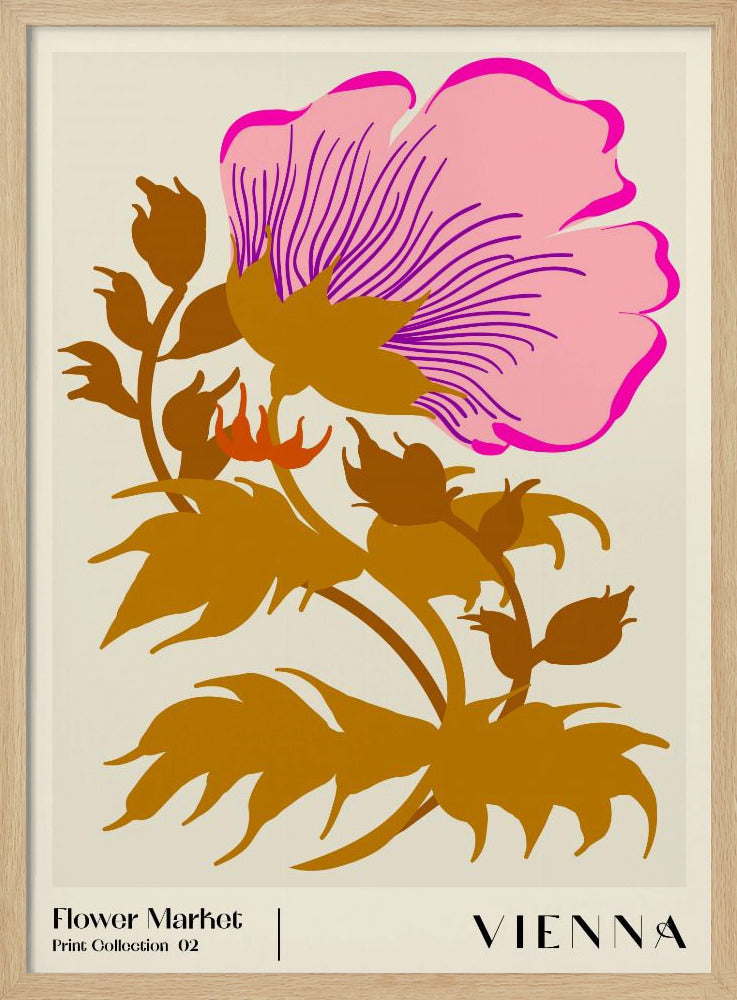 Flower Market. Vienna Poster