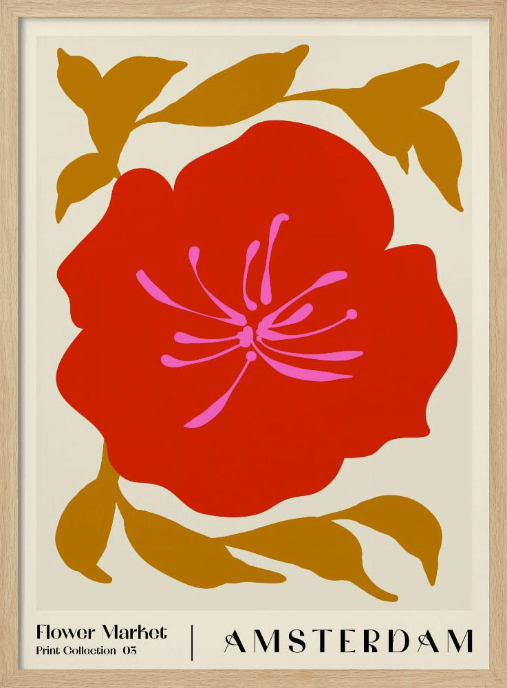 Flower Market. Amsterdam Poster