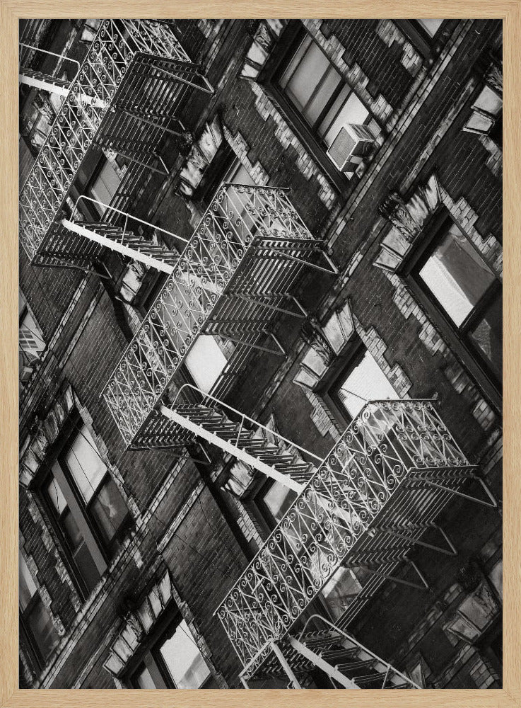 New York City Fire Escapes 04 Poster