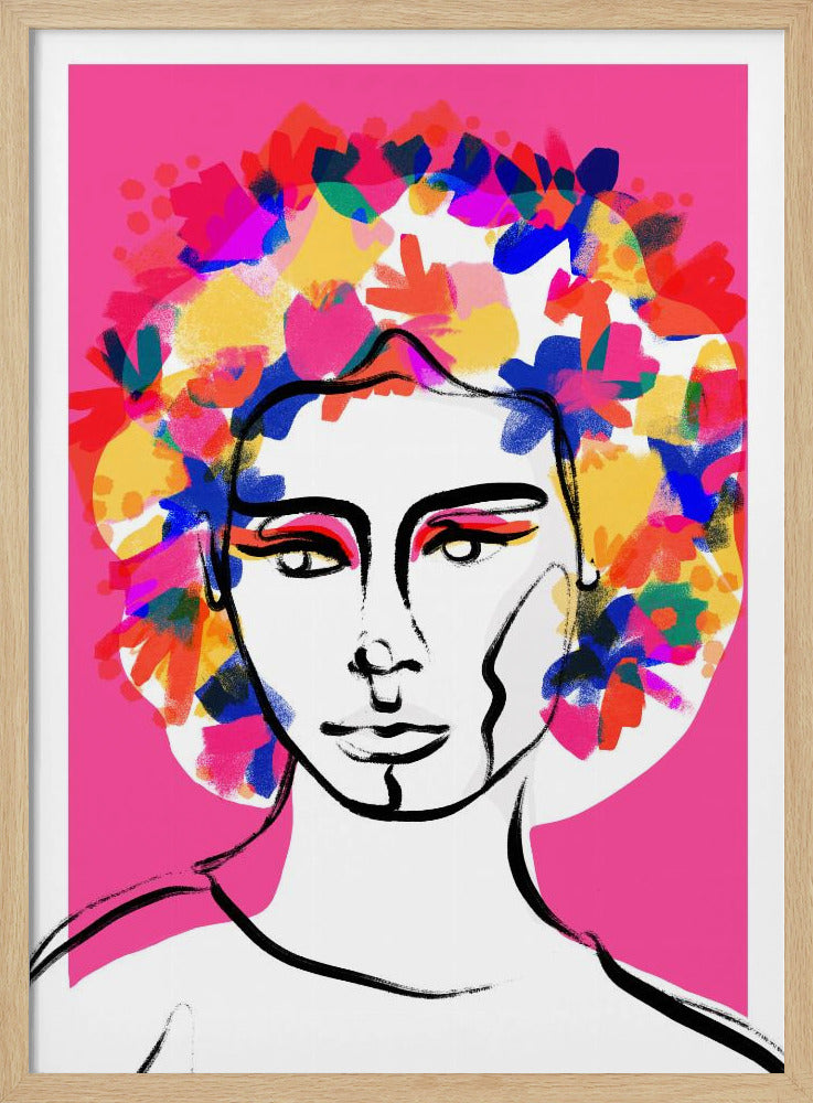 Flower Hair Poster