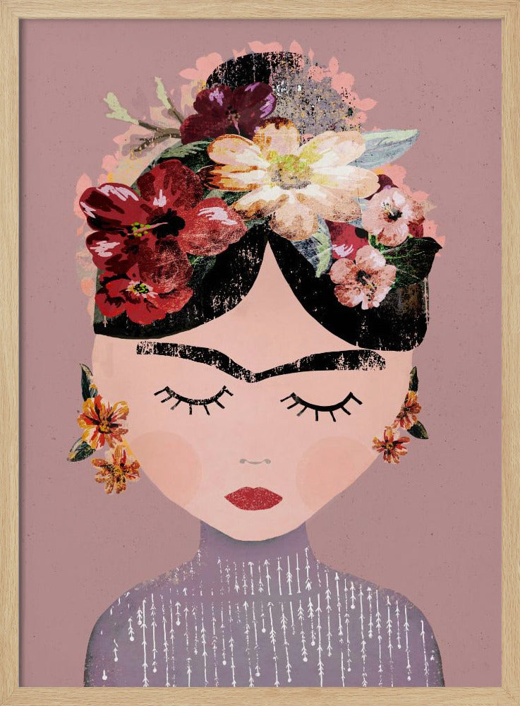 Frida (Pastel Version) Poster