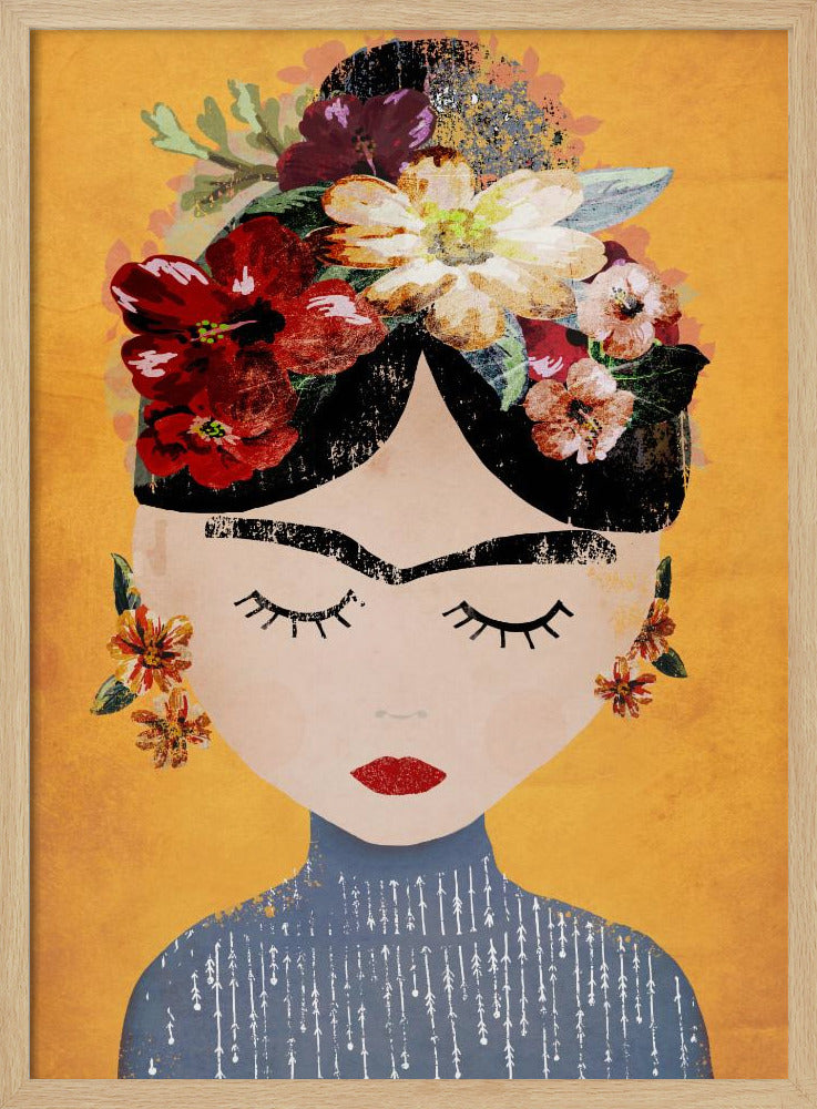 Frida (Yellow Version) Poster