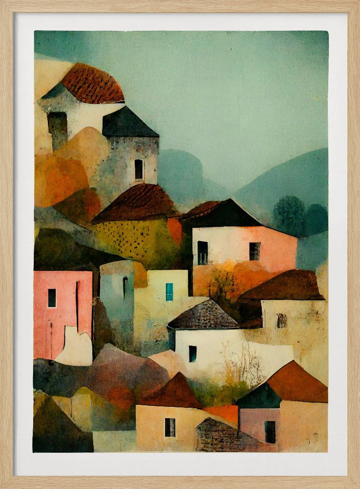 Italian Village Poster