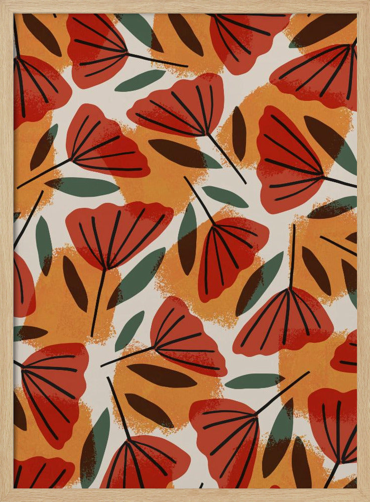 Tulip Pattern Poster