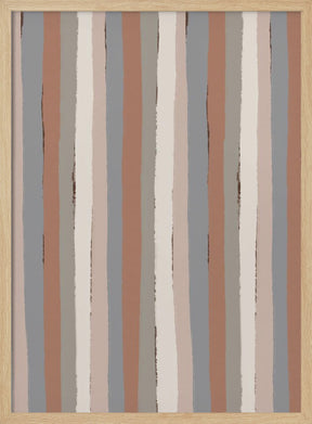 Pastel Stripes Poster