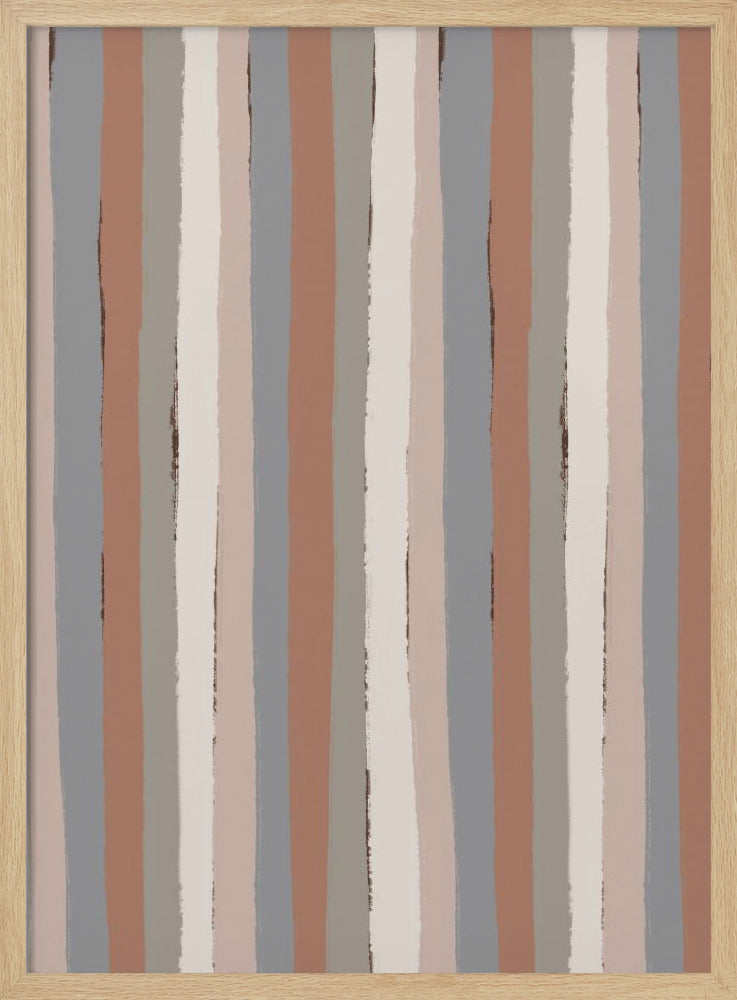 Pastel Stripes Poster