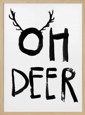 Oh Deer Poster