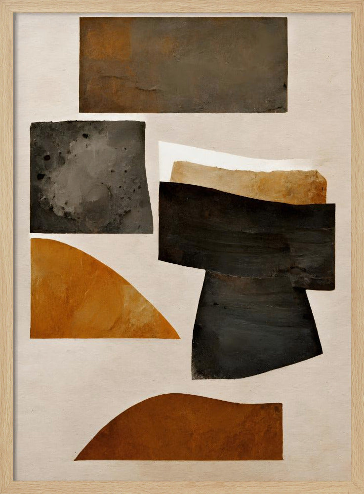 Rusty Shapes Poster