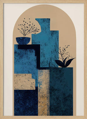 Blue Vase Poster