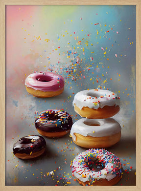 Yummy Donuts Poster