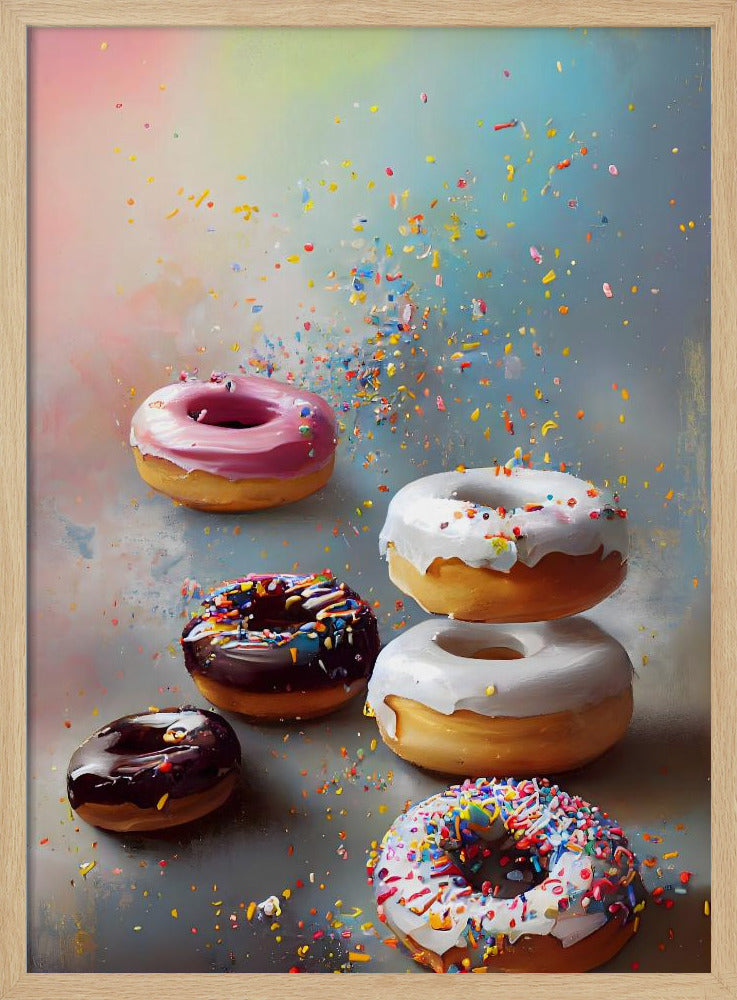 Yummy Donuts Poster