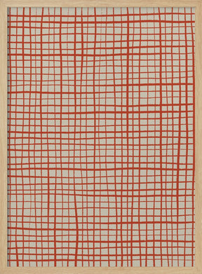 Hand Drawn Grid Pattern Poster