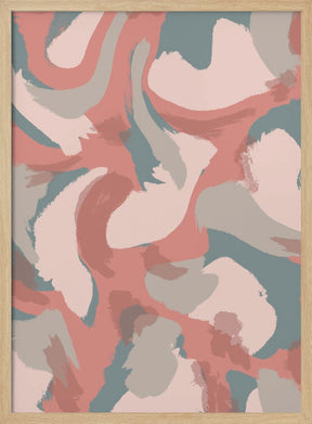 Pastel Big Strokes Poster