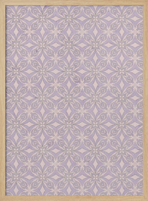 Geometric Purple Tile Pattern Poster