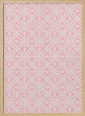 Light Pink Tile Pattern Poster