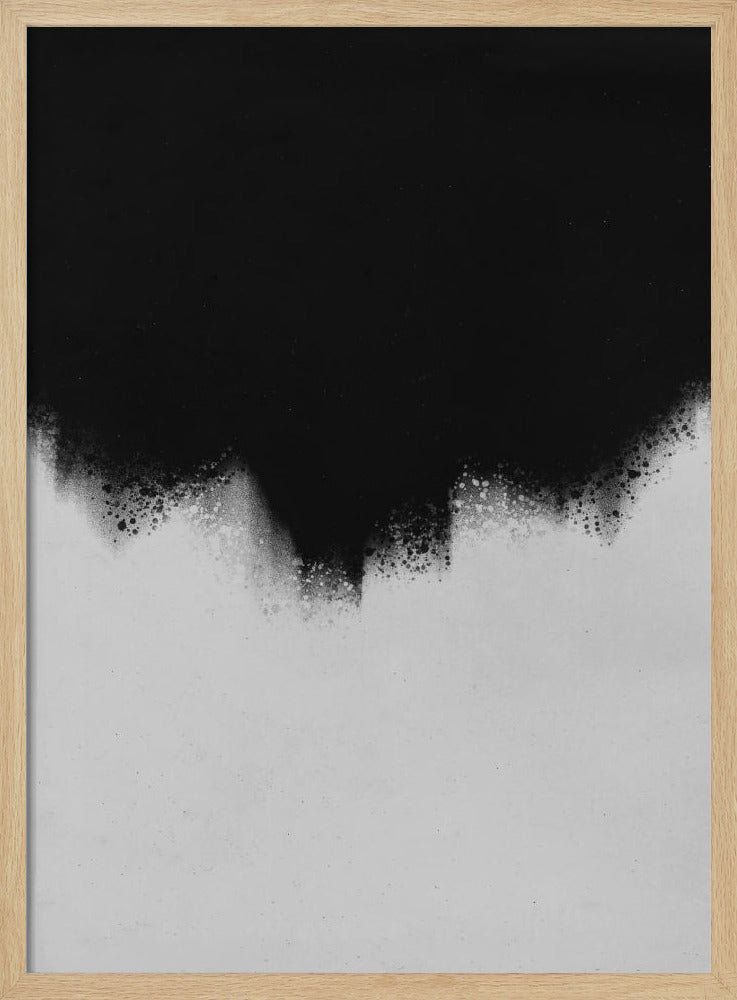 Black and Concrete Poster