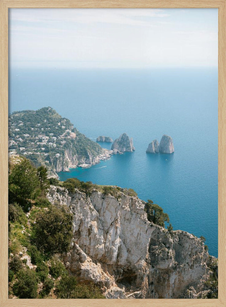 Coast of Capri Italy Poster