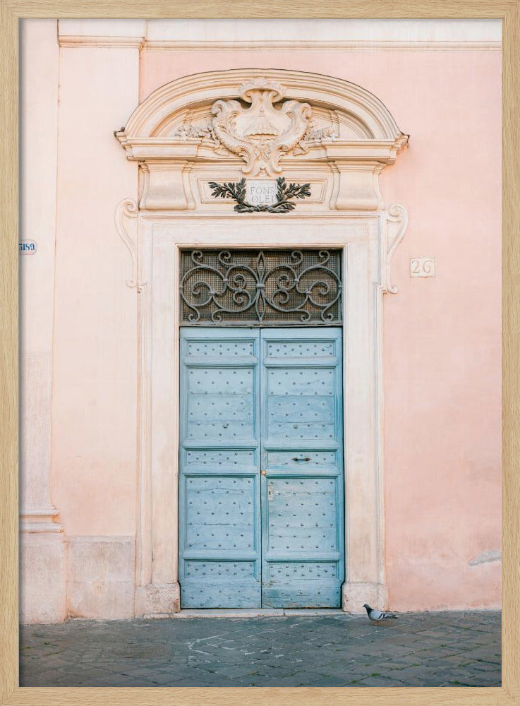 Pastel Trastevere - Rome Italy travel photography Poster