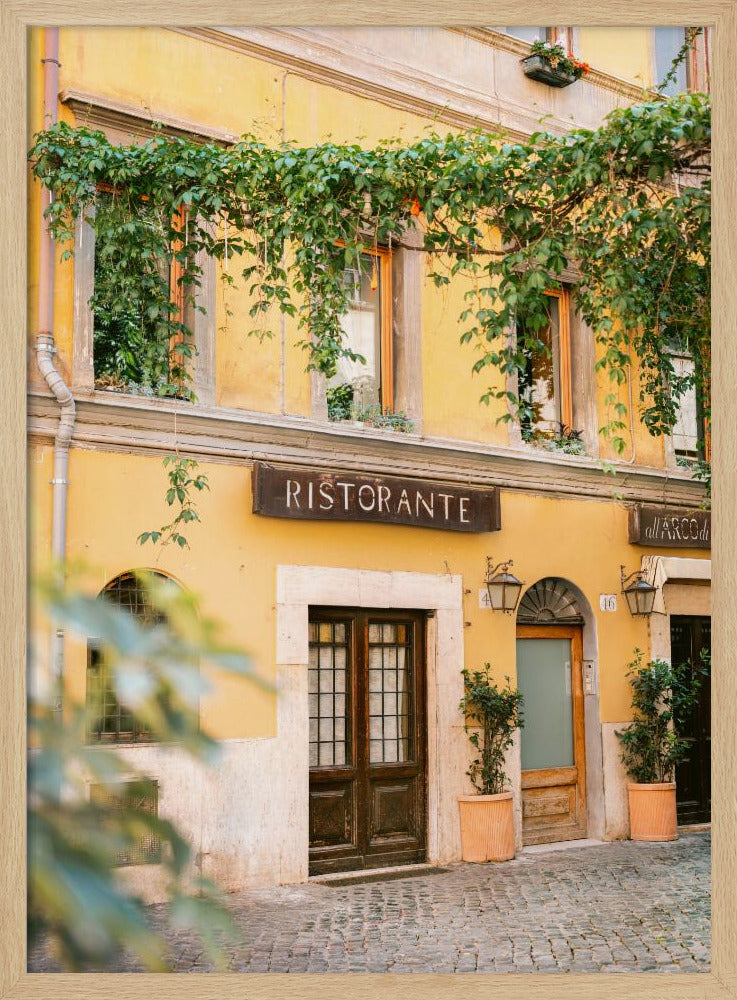 Ristorante Trastevere Rome Poster