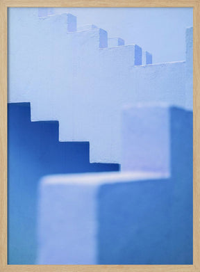 Muralla Roja in blue Poster