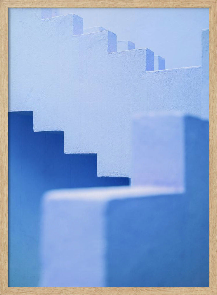 Muralla Roja in blue Poster