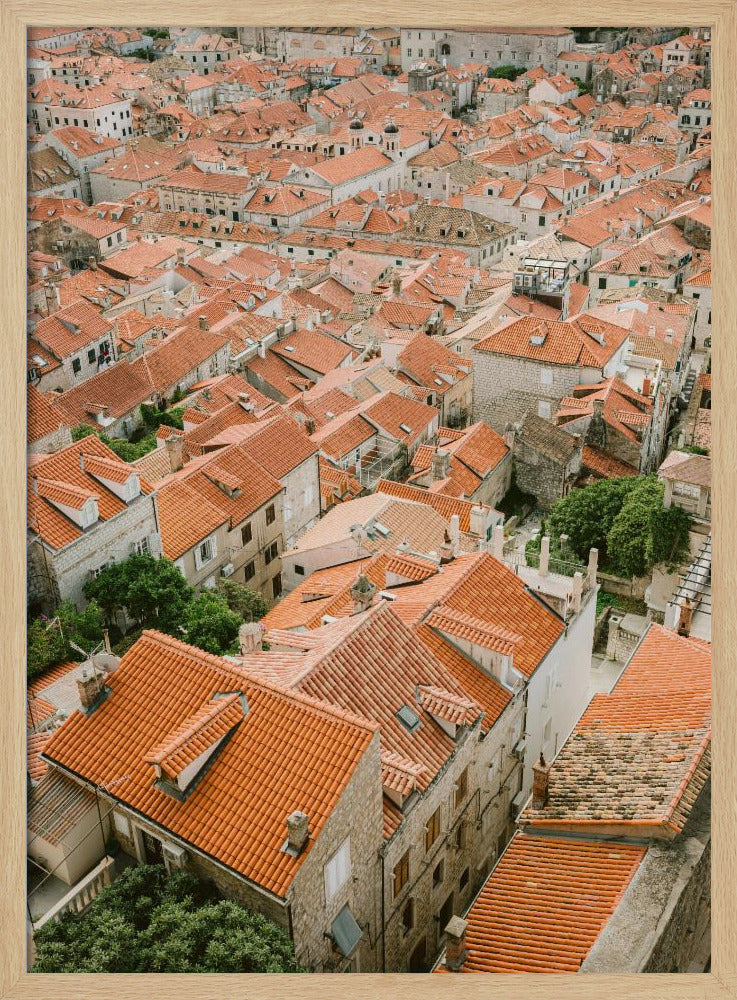 Roofs of Dubrovnik Poster