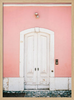 The white door Lisbon Poster