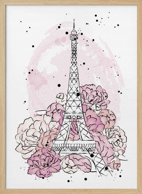 Peony Paris Poster