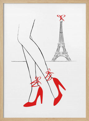 Walk in Paris Poster