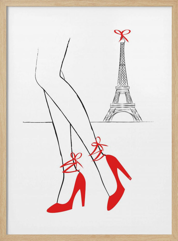 Walk in Paris Poster