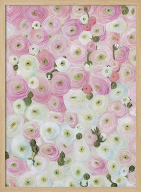 Gabry painterly ranunculus Poster