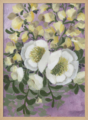 Raelynna painterly florals Poster