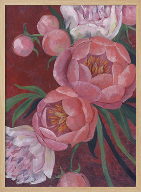 Nevaeh peonies Poster