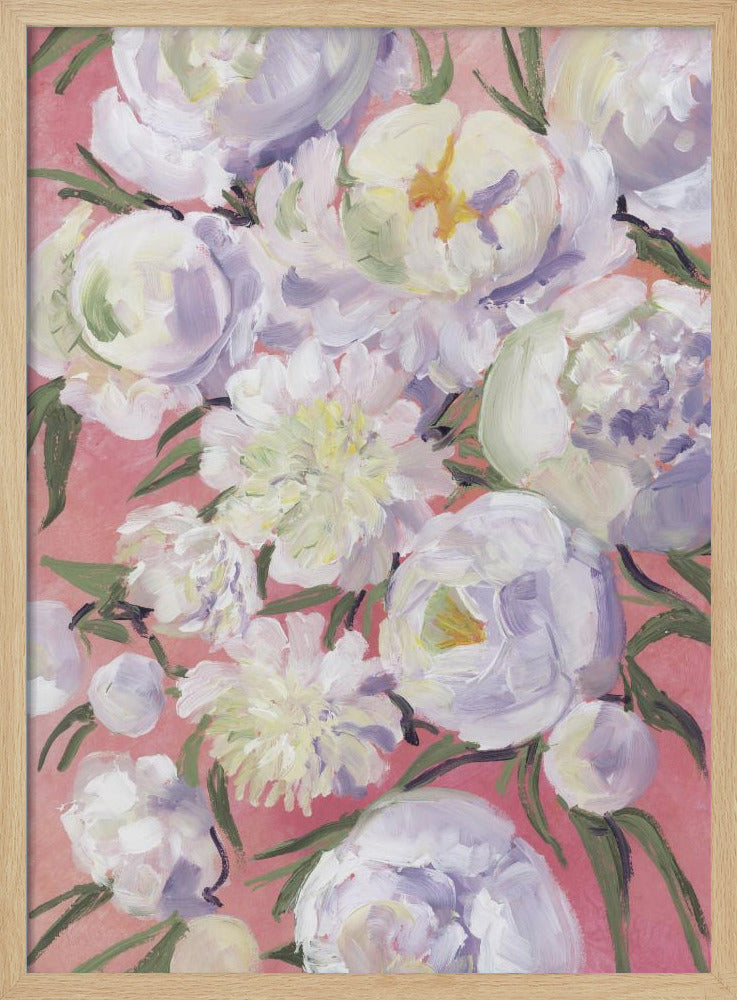 Kinsly painterly bouquet Poster