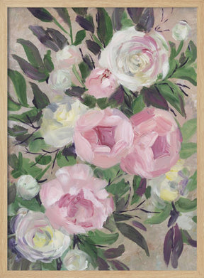 Zoye painterly bouquet Poster