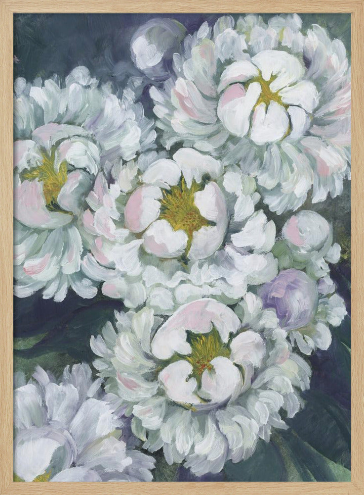 Willoh painterly peonies Poster