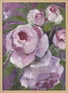 Rylee painterly roses Poster