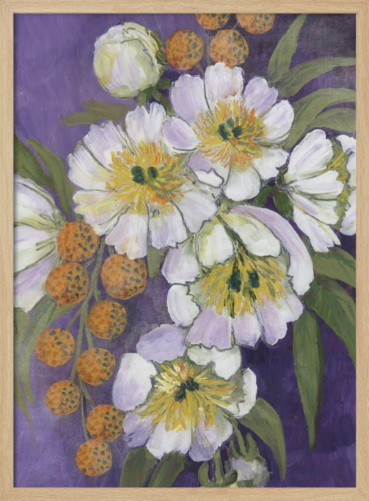 Choi painterly bouquet Poster