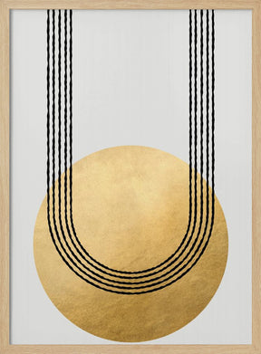 Gold balance Poster