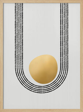 Gold unbalanced Poster