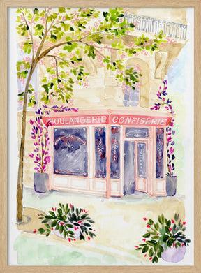 Naive Paris boulangerie Poster