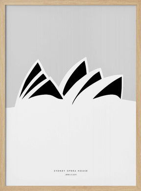 Minimal Sydney Opera House Poster