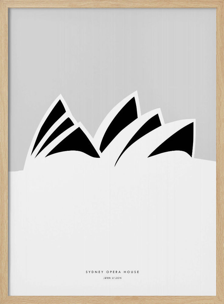 Minimal Sydney Opera House Poster