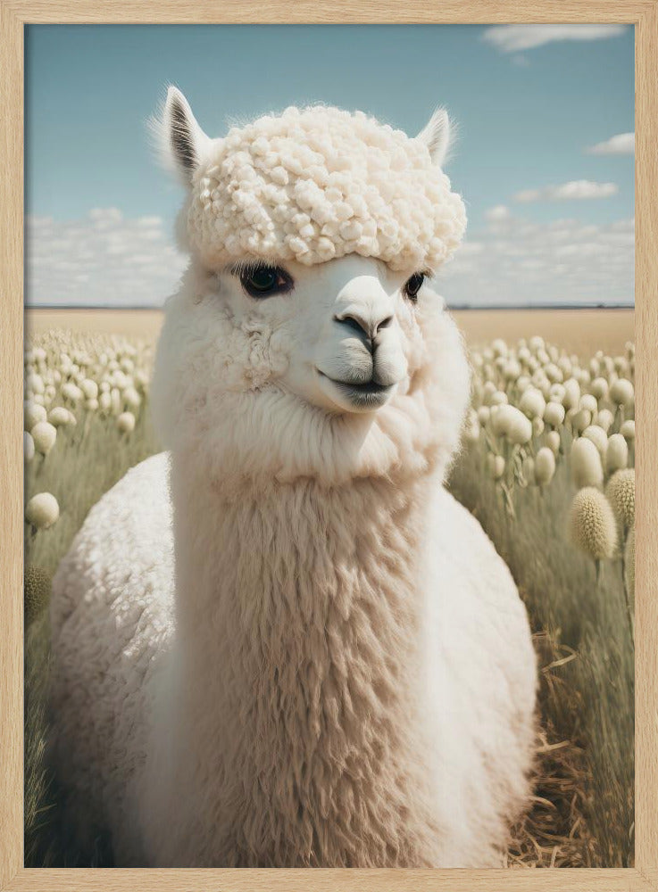 Cute Llama Poster