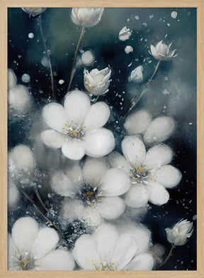 Frozen Flowers Poster