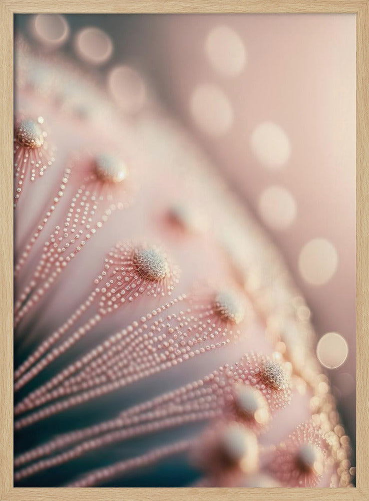 Pastel Pink Macro Poster