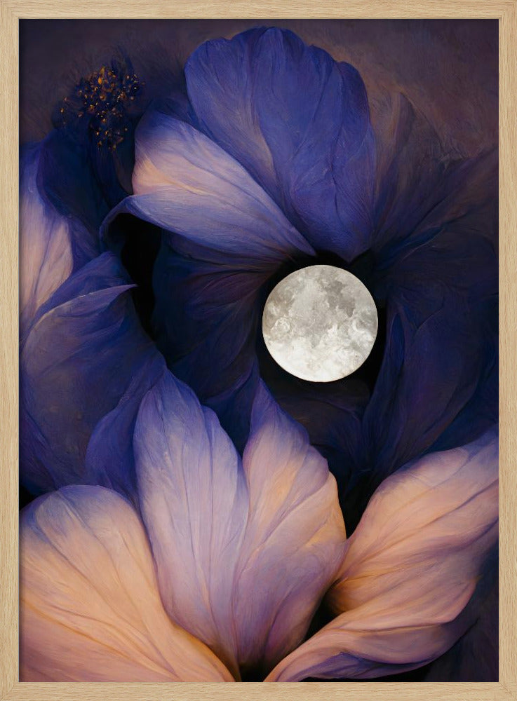 The Moon Flowers Poster